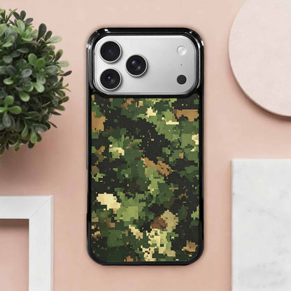 iPhone 17 Pro Max Case — Small Military Camouflage Blotch Camo, Custom Phone Case