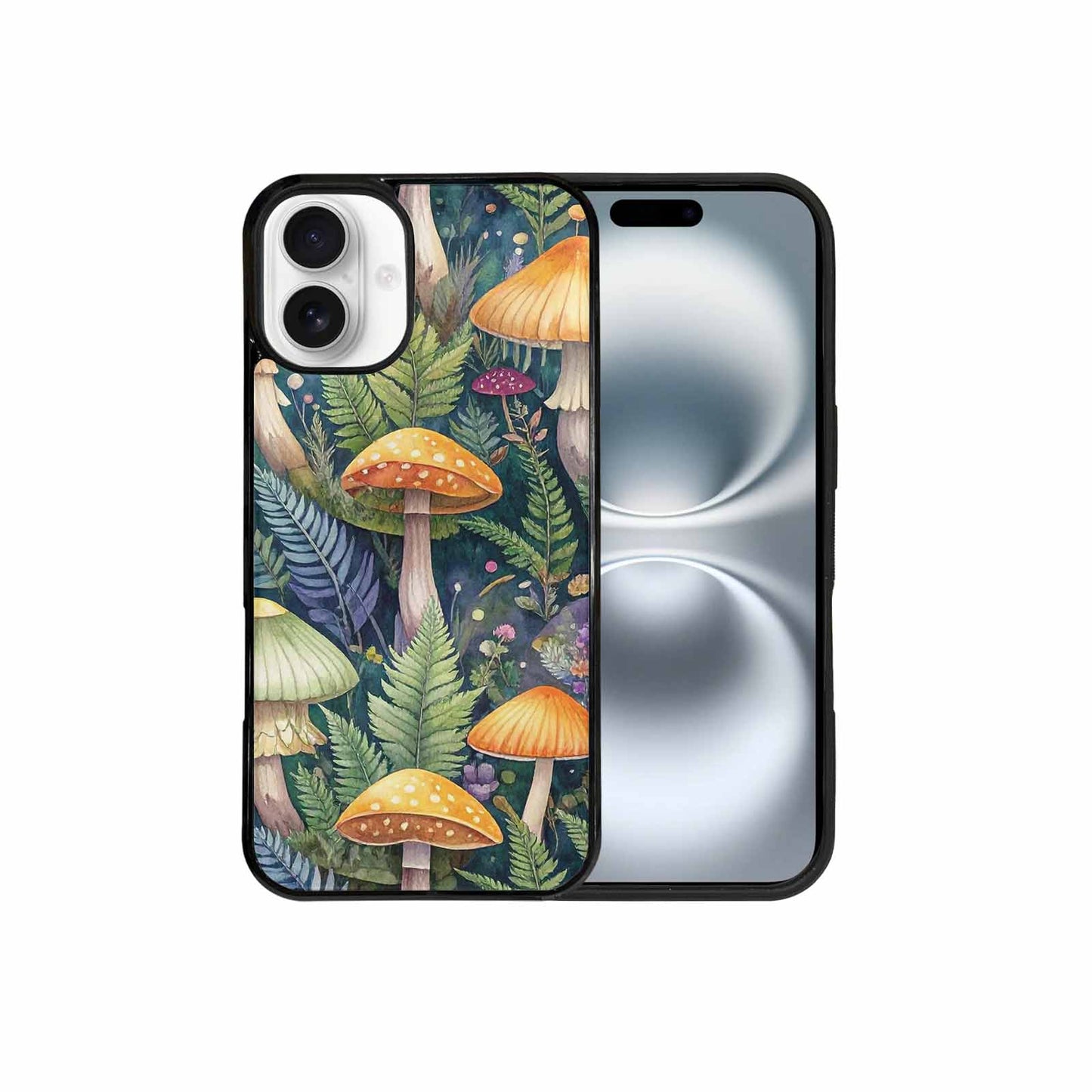 iPhone 16 Plus Case — Mushrooms Botanicalmushrooms P, Original Design Phone Case