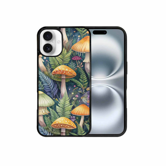 iPhone 16 Plus Case — Mushrooms Botanicalmushrooms P, Original Design Phone Case