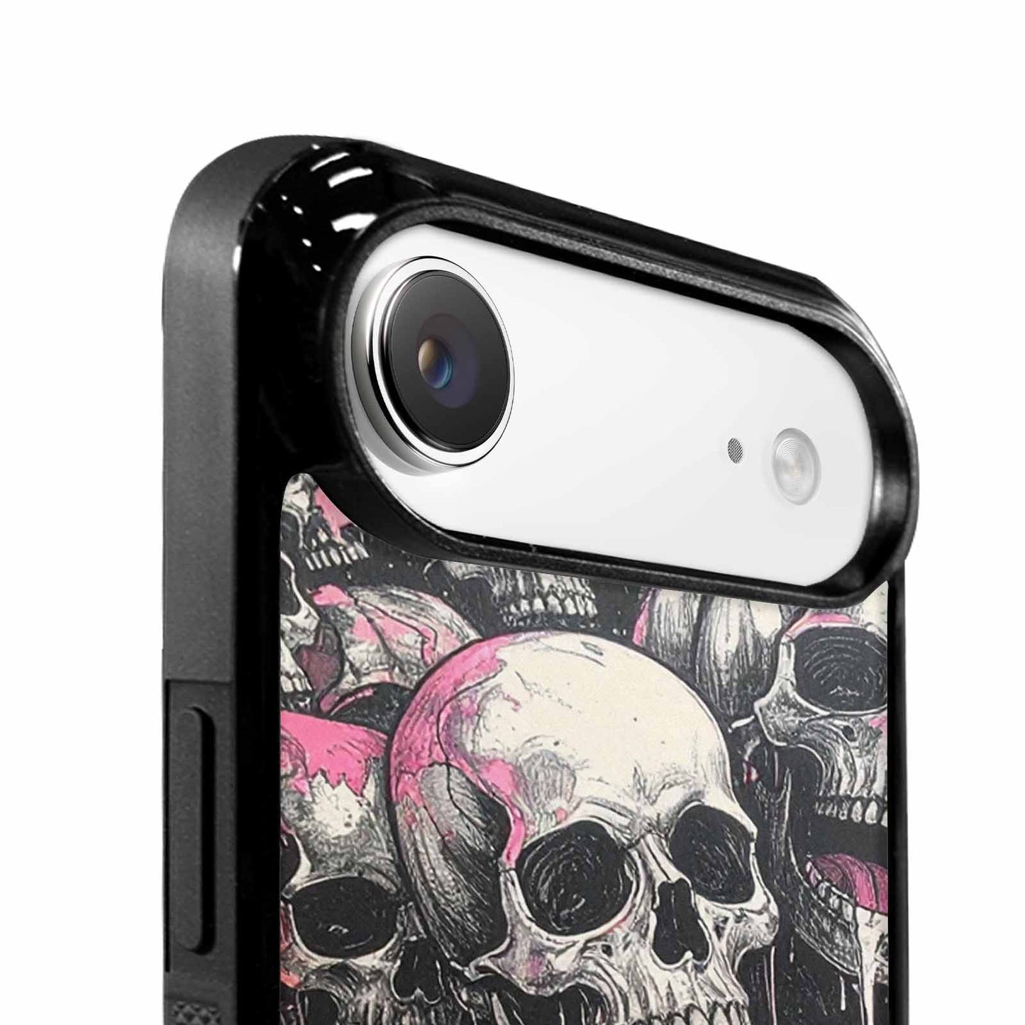 iPhone 17 Air Case — Rainbow From Skulls Mouth Black Gothic, Custom Printed Phone Case
