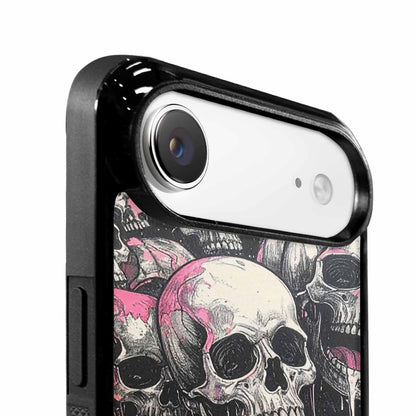 iPhone 17 Air Case — Rainbow From Skulls Mouth Black Gothic, Custom Printed Phone Case