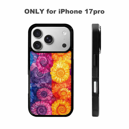 iPhone 17 Pro Case — Small Tie Dye Swirl Pattern Tie, Custom Printed Phone Case
