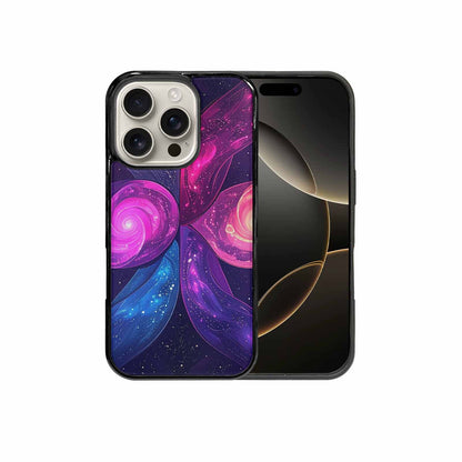 iPhone 16 Pro Case — Rose Galaxy Art Seamless Pattern Vibrant, Custom Designed Case Cover