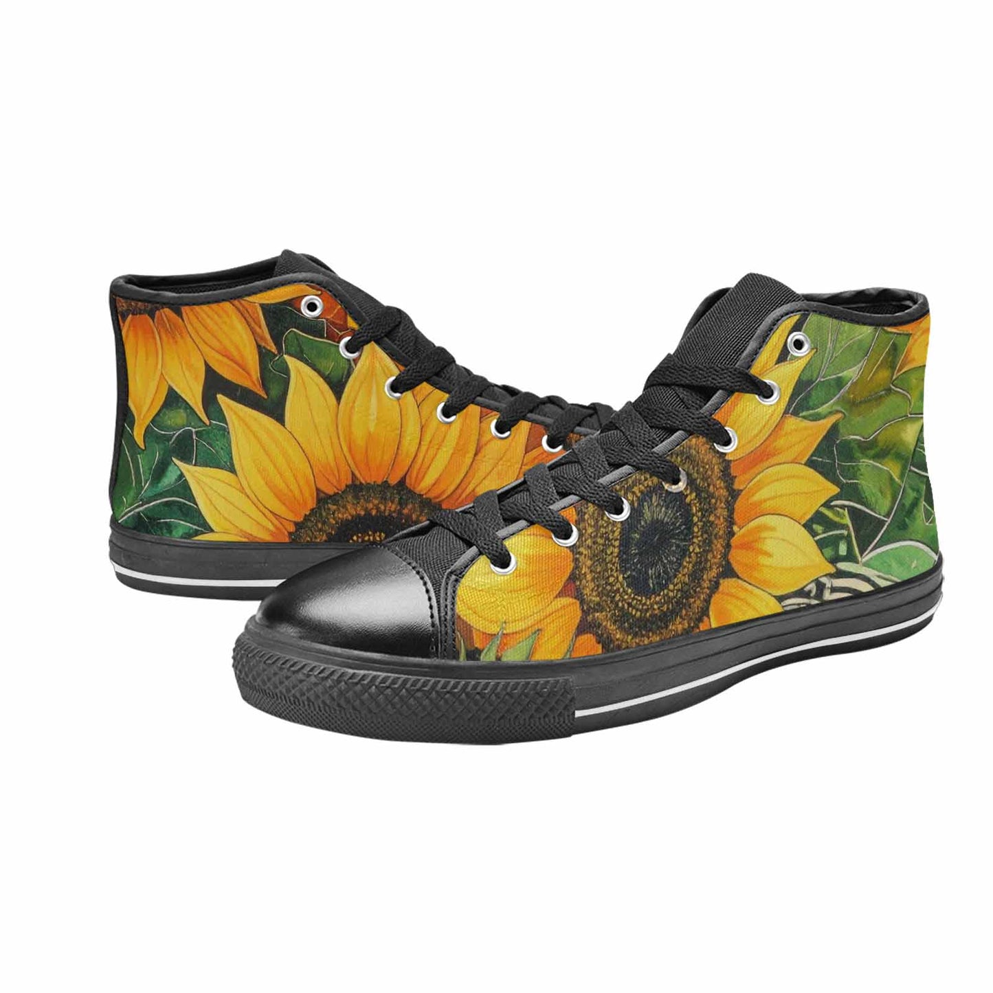 MEN'S Blend Melt Them High Top Canvas Cottagecore Sneakers