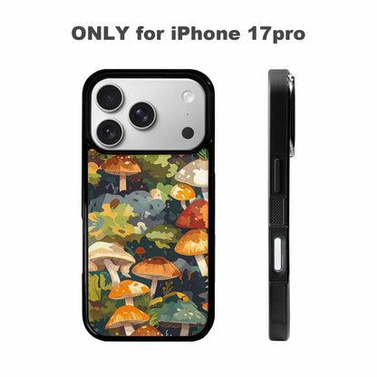 iPhone 17 Pro Case — Mushrooms Camomushrooms Patter Kto Camo, Custom Art Phone Cover