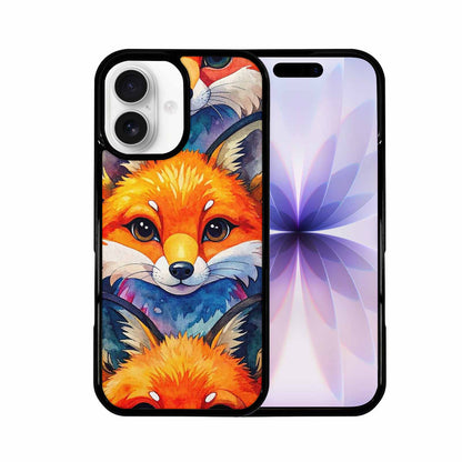 iPhone 17 Case — Watercolor Kawaii Fox Watercolor Abstract, Customized Protective Case