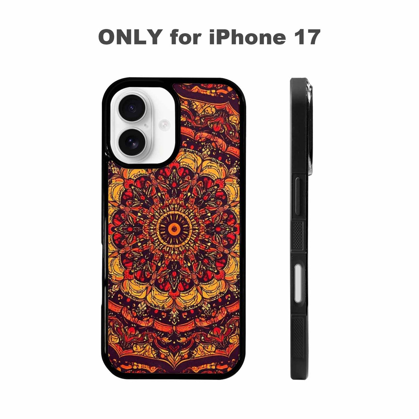iPhone 17 Case — Mandala Lions Original Art, Personalized Phone Case