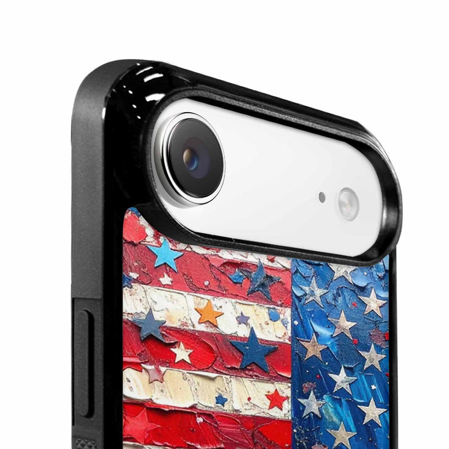 iPhone 17 Air Case — Patriotic Stars And Stripes American Galaxy, Personalized Phone Case