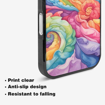 iPhone 16 Case — Tie Dye Swirls Tie Dye Swirls, Custom Designed Case Cover