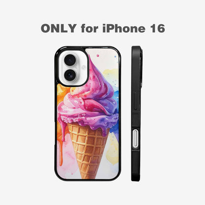 iPhone 16 Case — Melting Icecream Collage Custom Personalized Phone, Custom Made Phone Cover