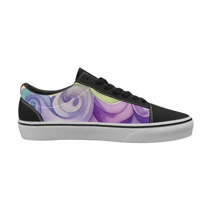 WOMEN'S Tie Lace-Up Canvas Surreal Custom Shoes