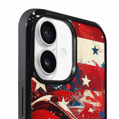 iPhone 17 Case — Patriotic Stars And Stripes Galaxy Space, Custom Made Phone Cover