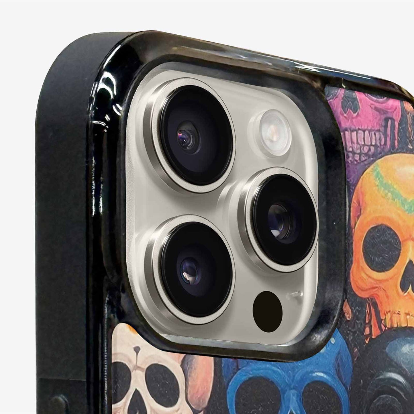 iPhone 15 Pro Max Case — Skulls General Skulls Pattern, Customized Protective Case