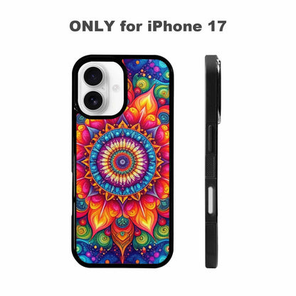 iPhone 17 Case — Tie Dye Mandala Art Tie Dye, Custom Printed Phone Case