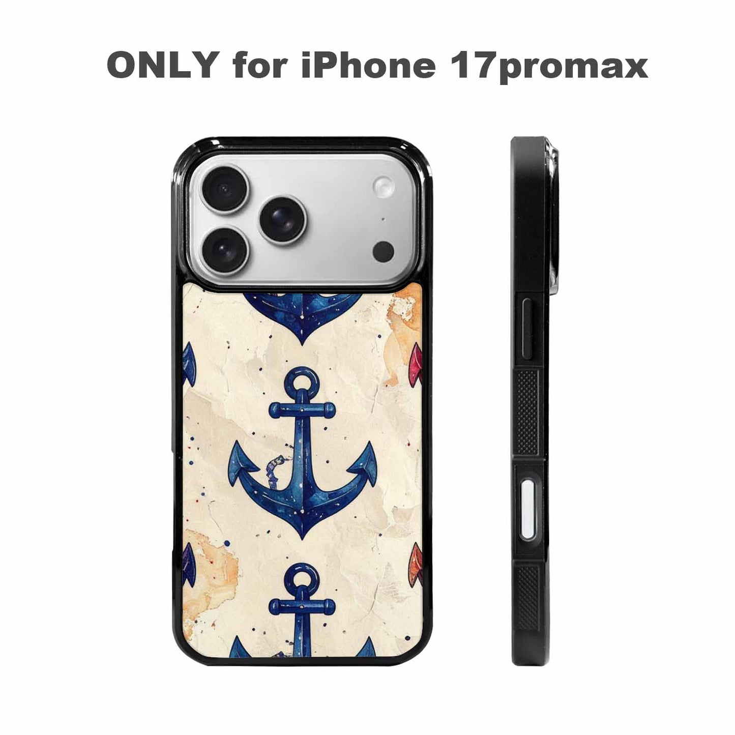 iPhone 17 Pro Max Case — Hand Drawn Bling Original Art, Custom Designed Case Cover