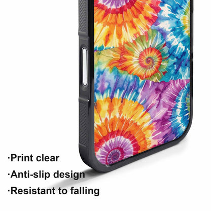 iPhone 17 Pro Case — Small Tie Dye Swirl Pattern Tie, Custom Print Case Cover