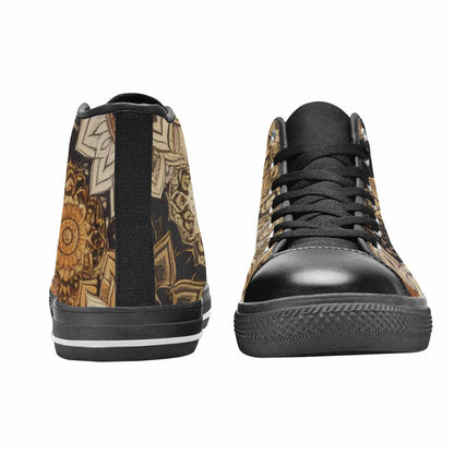 WOMEN'S Mandala High Top Canvas Aesthetic Custom Sneakers