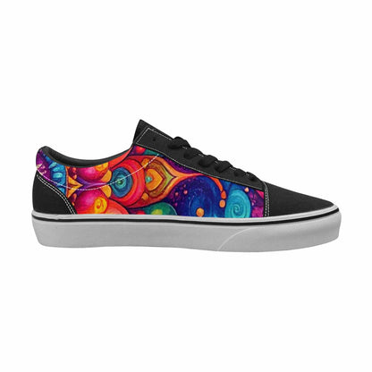 MEN'S Tie Dye Mandala Canvas Lace-Up Y2K Shoes