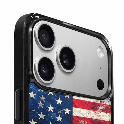 iPhone 17 Pro Max Case — American Flag Stars And Galaxy Space, Unique Phone Case Design