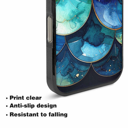 iPhone 16 Pro Max Case — Mermaid Scale Art Pattern, Personalized Phone Case