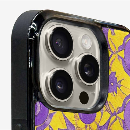 iPhone 15 Pro Max Case — Intersex Flag Color Theme Small Rainbow, Unique Phone Case Design