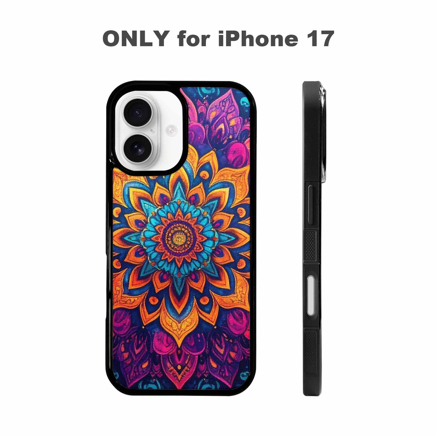 iPhone 17 Case — Tie Dye Mandala Tie Dye, Custom Made Phone Cover