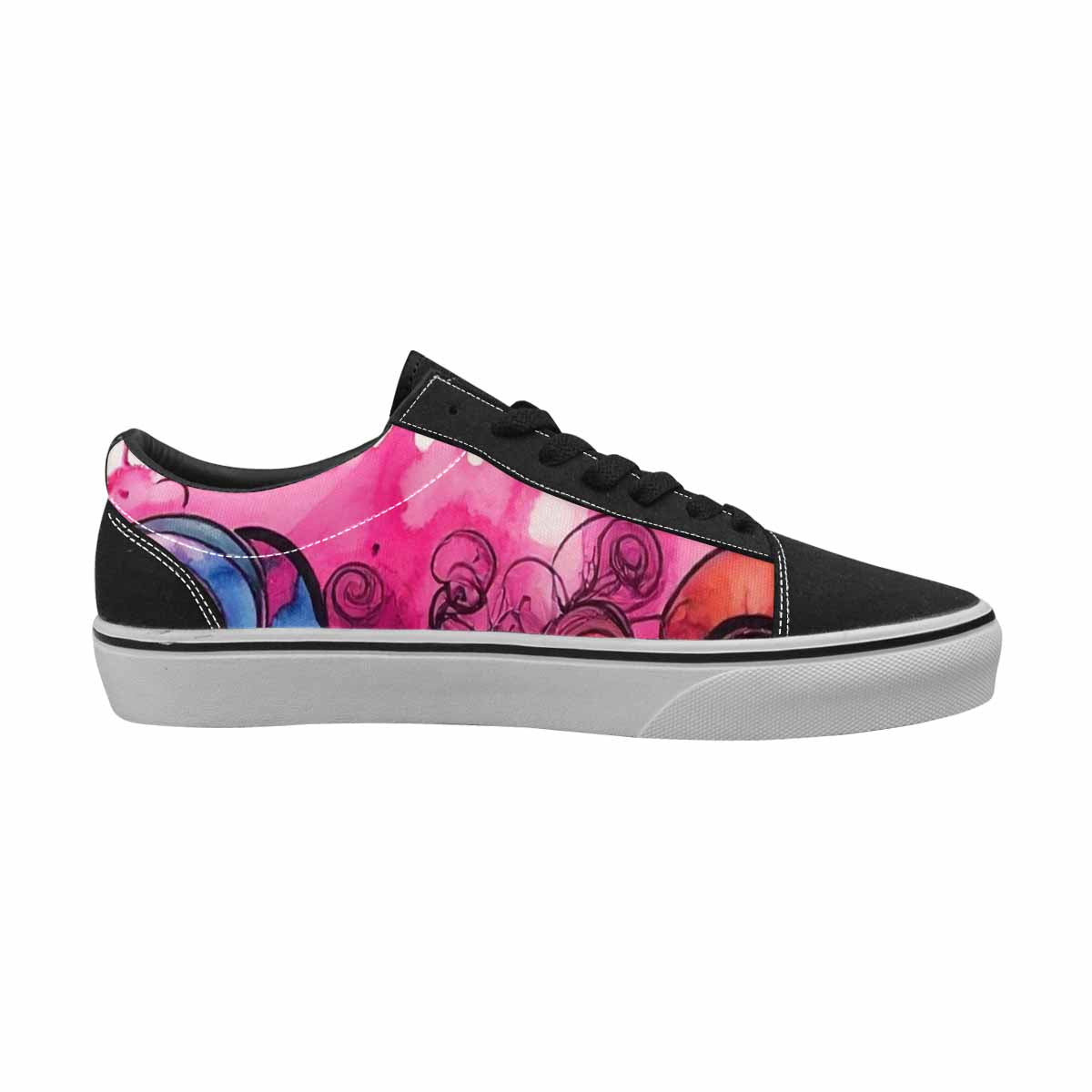 WOMEN'S Tie Lace-Up Canvas Dark Academia Sneakers