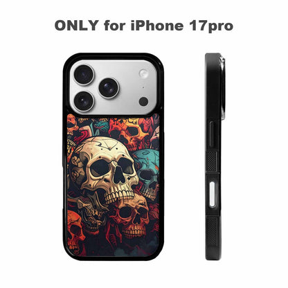 iPhone 17 Pro Case — Skull Dark Art Gothic Print Gothic, Custom Print Case Cover