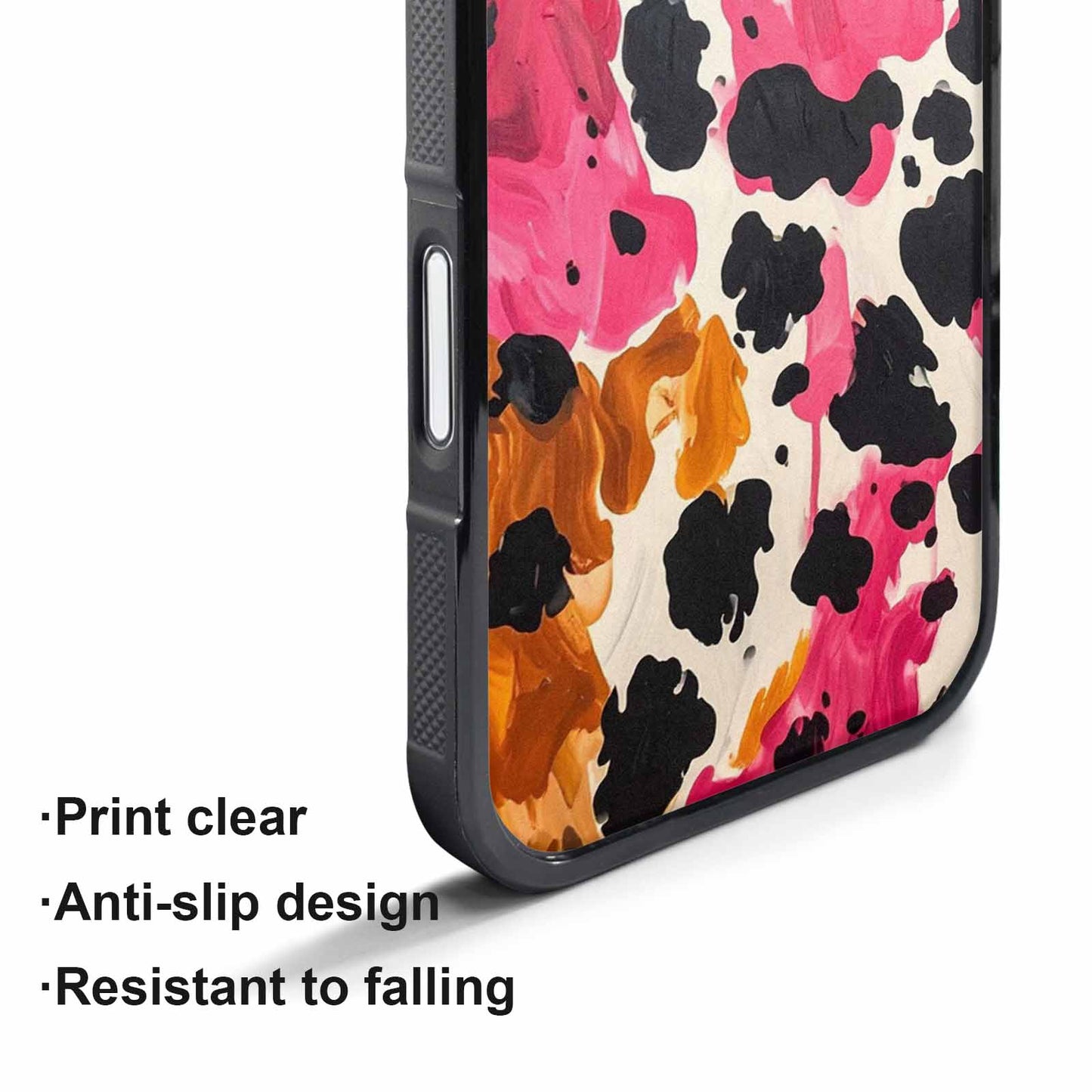 iPhone 17 Pro Max Case — Small Cow Animal Print Animal Print, Personalized Phone Case