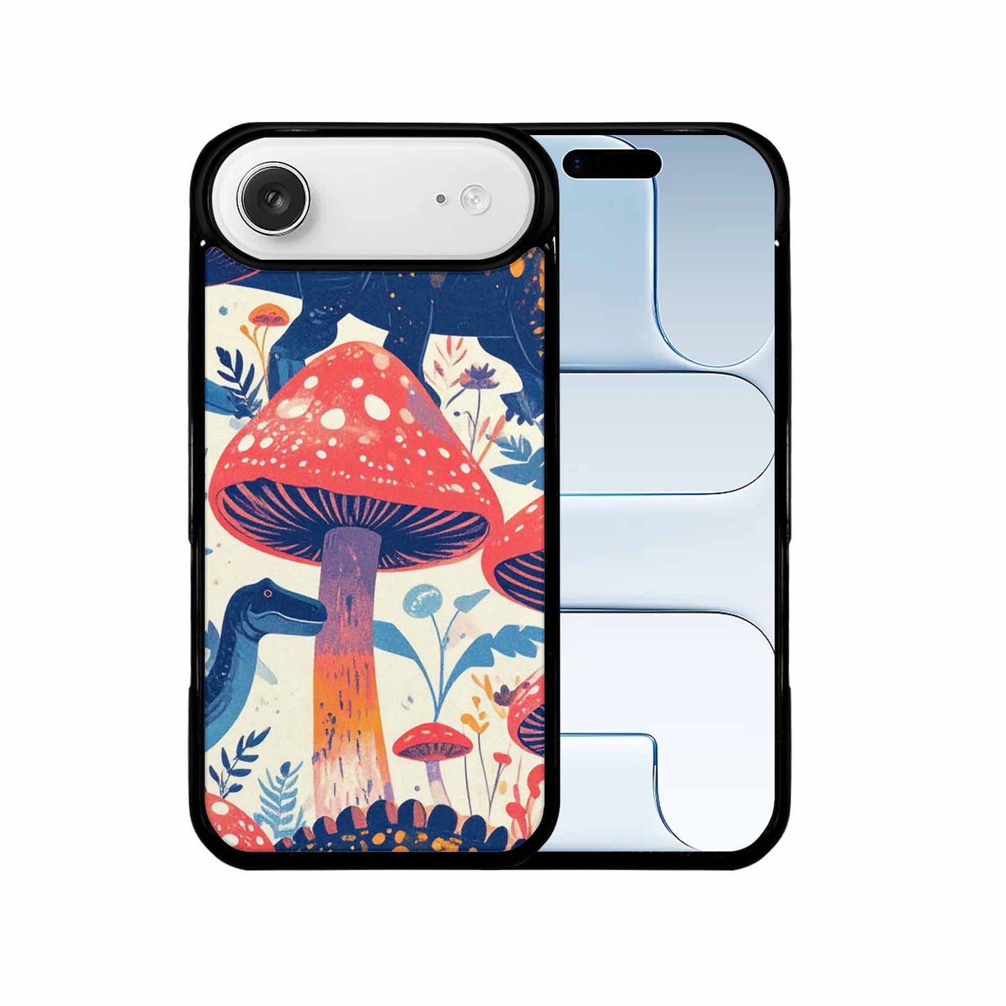 iPhone 17 Air Case — Vintage Dinosaurs Mushroom Retro Vintage, Custom Designed Case Cover