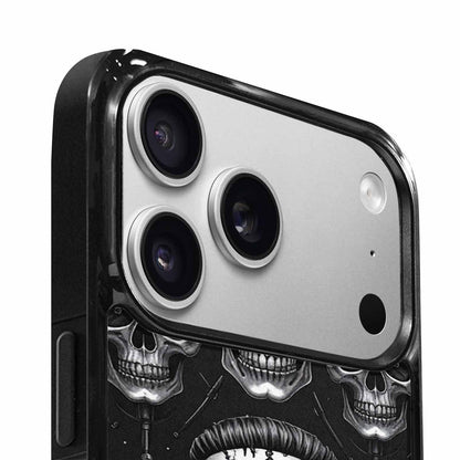 iPhone 17 Pro Max Case — Skull Dark Art Gothic Print Gothic, Custom Phone Case