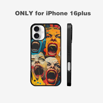 iPhone 16 Plus Case — Comic Book Scream Comic Book Scream, Personalized Phone Case