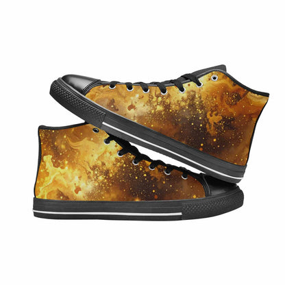 WOMEN'S Galaxy Art - High Top Canvas Dreamcore Shoes