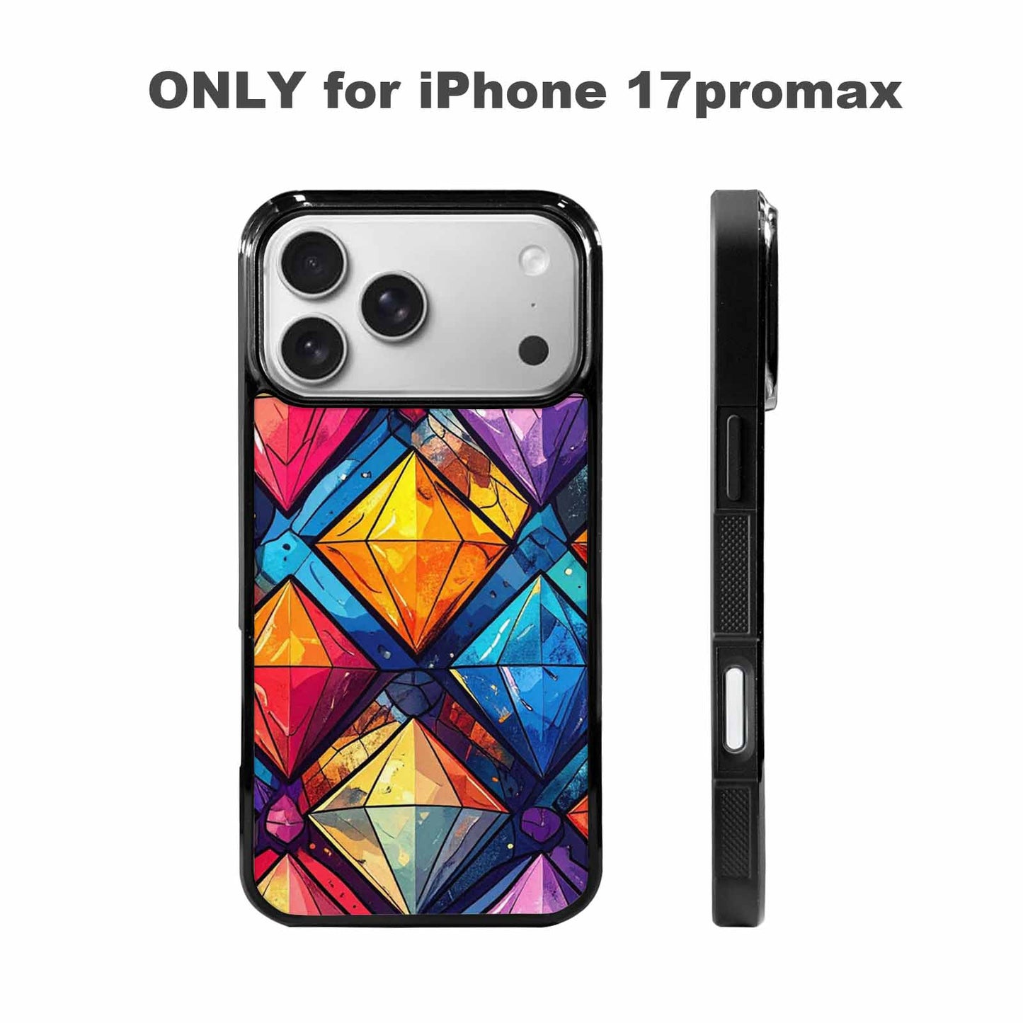 iPhone 17 Pro Max Case — Vintage Summer Diamond Retro Vintage, Custom Made Phone Cover