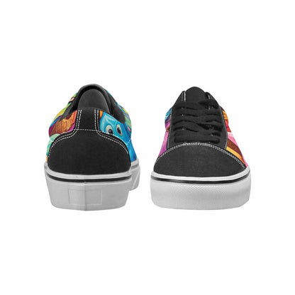 WOMEN'S Melting Ice Cream Monster Lace-Up Canvas Cottagecore Sneakers