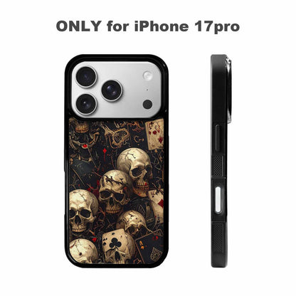 iPhone 17 Pro Case — Skull Dark Art Gothic Print Gothic, Original Design Phone Case