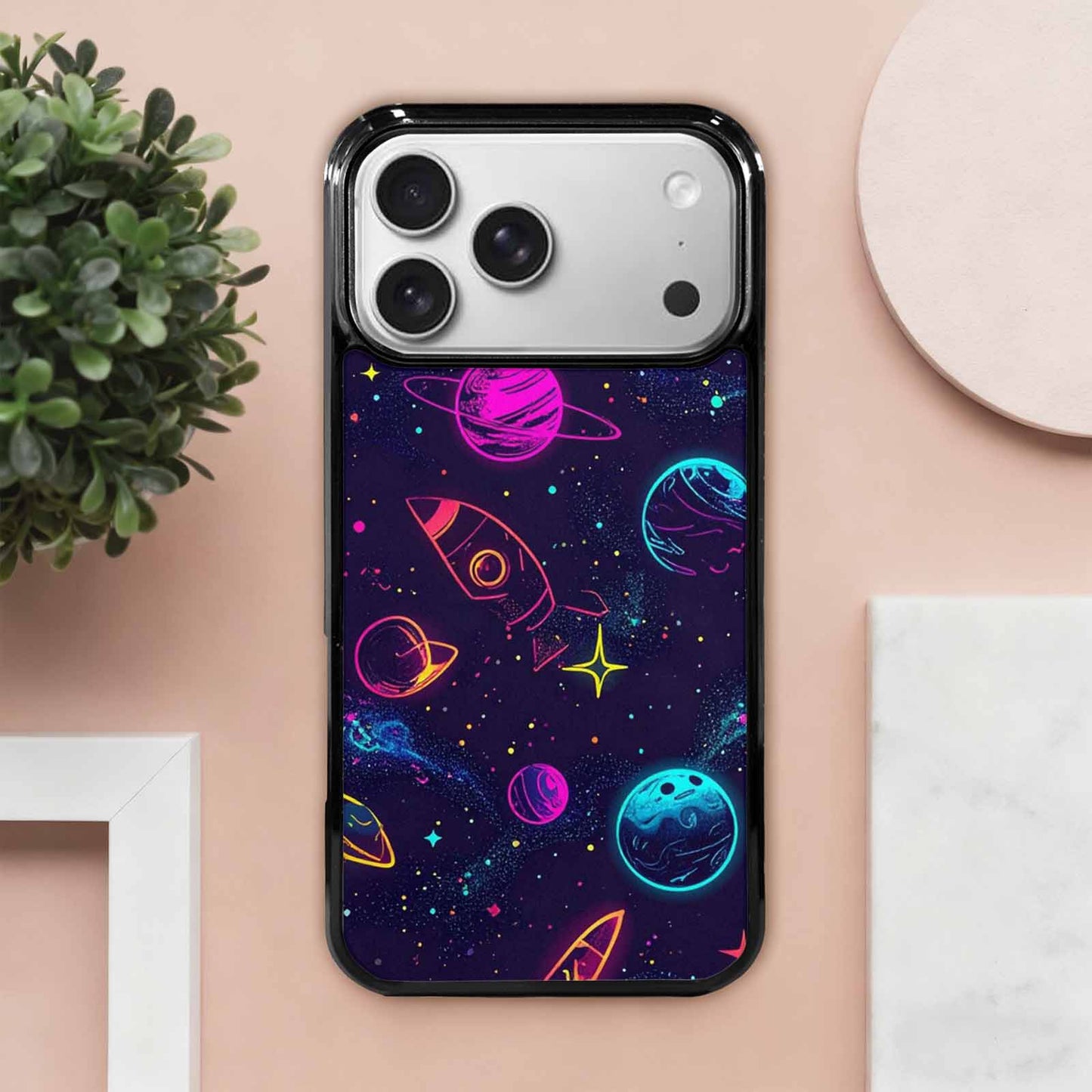 iPhone 17 Pro Max Case — Space Galaxy Astronaut Galaxy Space, Custom Printed Phone Case
