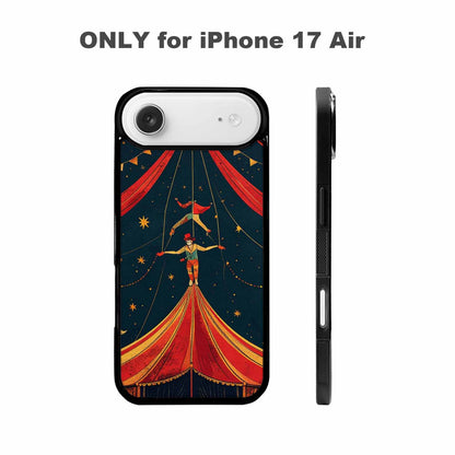 iPhone 17 Air Case — Vintage Circus Art Pattern Retro Vintage, Custom Designed Case Cover