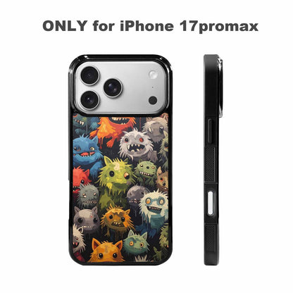 iPhone 17 Pro Max Case — Monsters Camomonsters Pattern U0v Camo, Custom Art Phone Cover