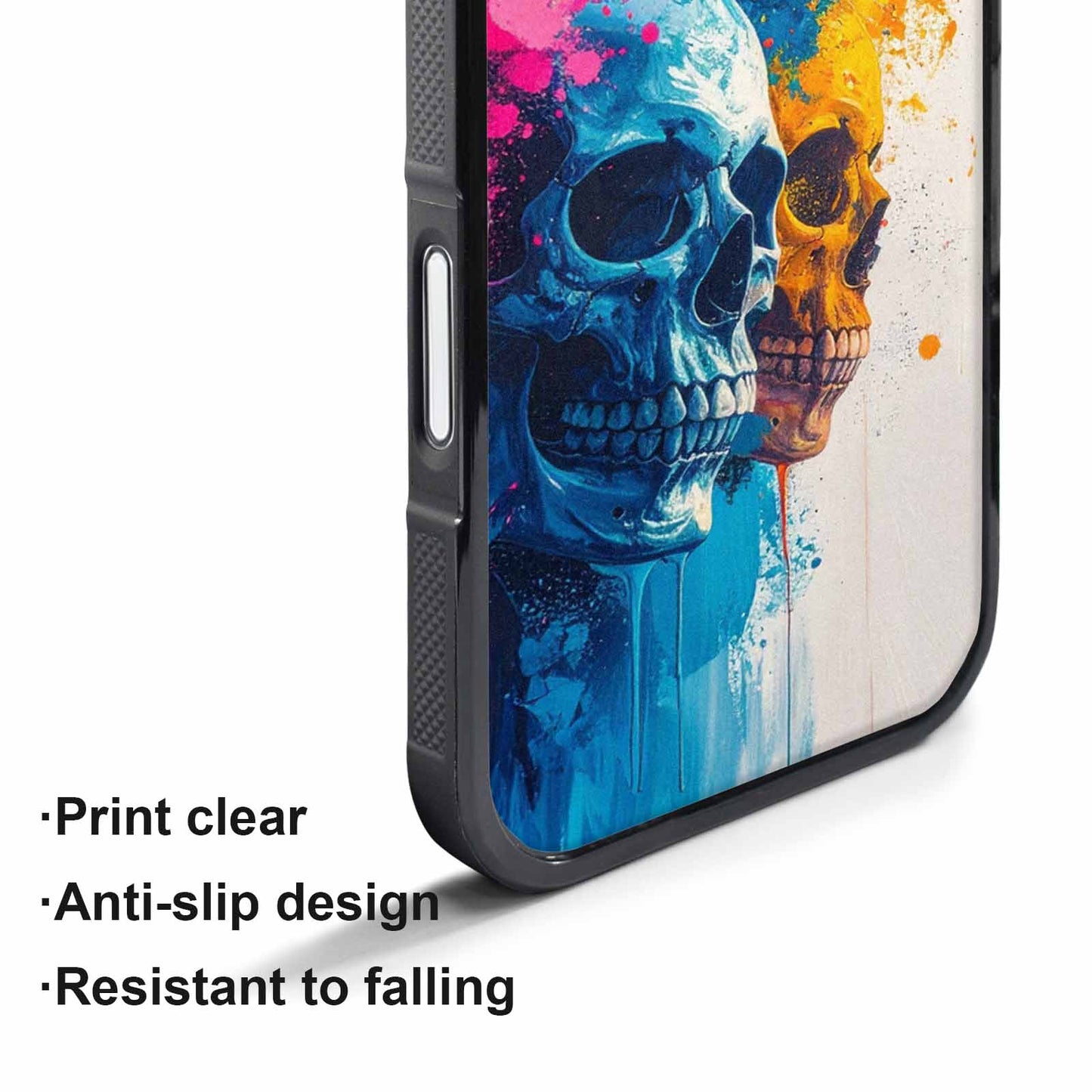 iPhone 17 Air Case — Skull Dark Art Gothic Print Gothic, Personalized Phone Case