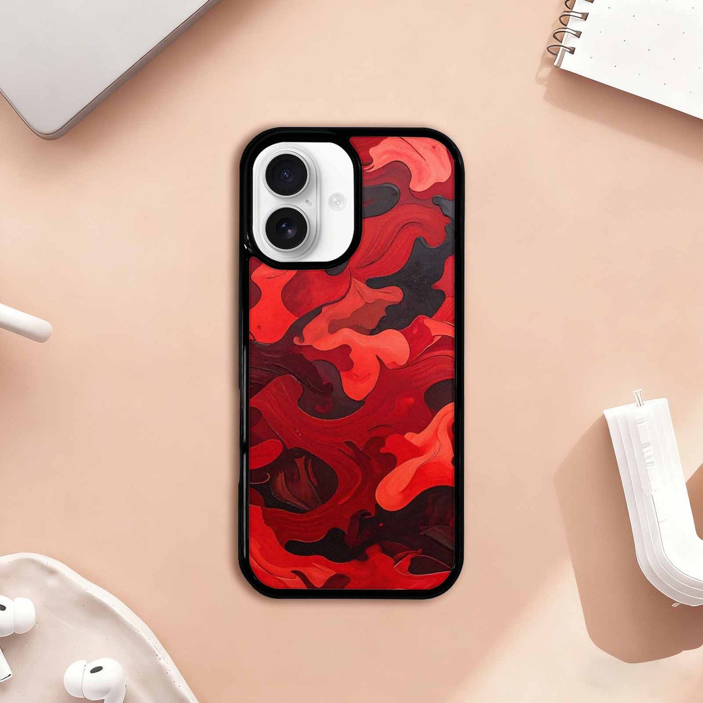 iPhone 17 Case — Small Military Camouflage Blotch Camo, Custom Art Phone Cover