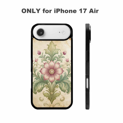 iPhone 17 Air Case — Vintage Botanical Art Pattern Floral, Custom Printed Phone Case