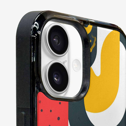 iPhone 16 Plus Case — 1990s Memphis Art Pattern, Original Design Phone Case