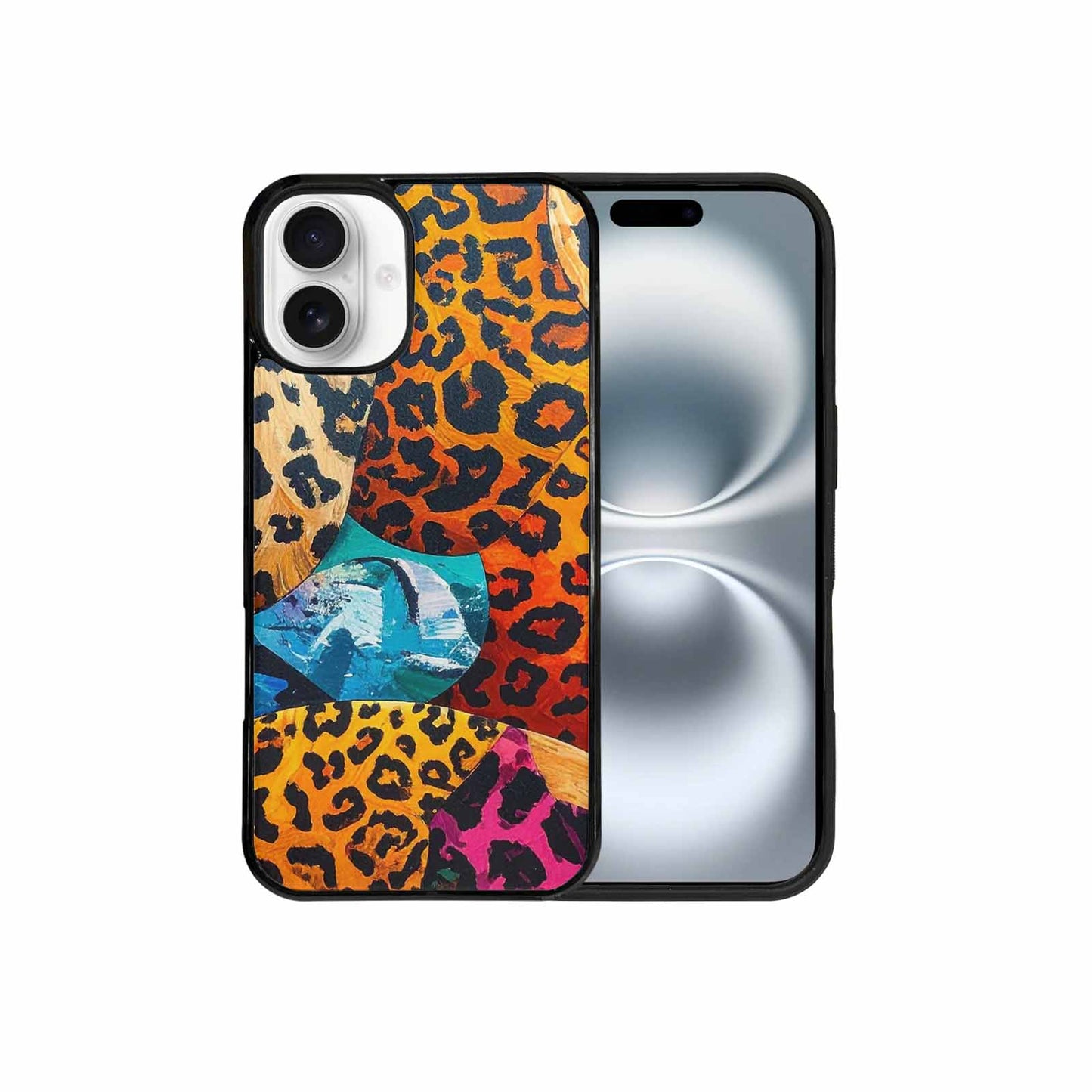 iPhone 16 Plus Case — Full Color Vibrant Animal Print Animal, Custom Print Case Cover