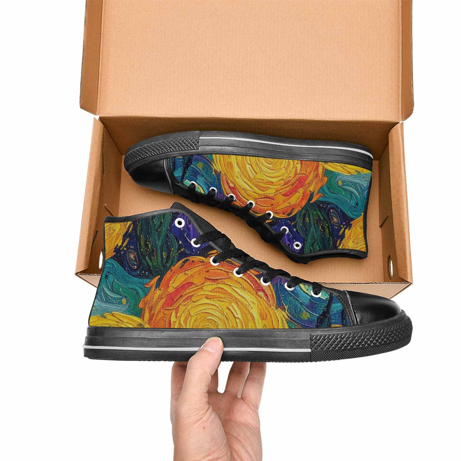 WOMEN'S Blend All Versions High Top Canvas Vivid Sneakers