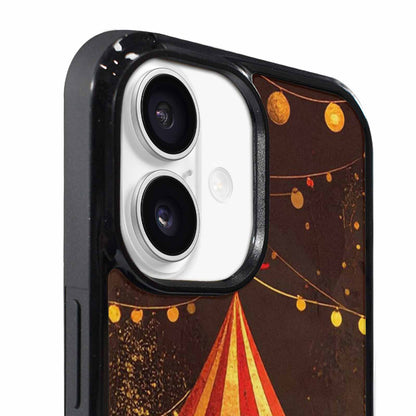 iPhone 17 Case — Vintage Circus Art Pattern Retro Vintage, Customized Protective Case