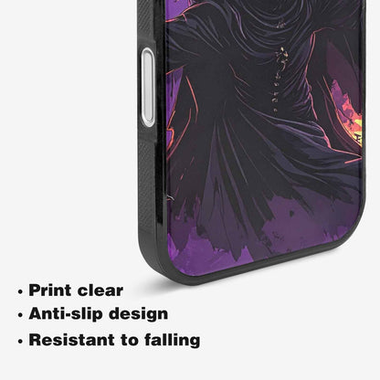 iPhone 16 Case — Scary Horror Halloween Art Print Edge, Personalized Phone Case