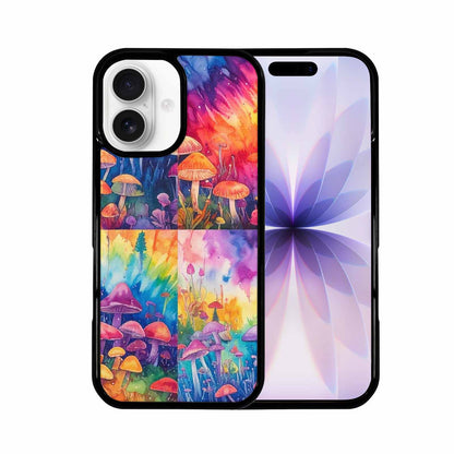 iPhone 17 Case — Mushrooms Tie Dyemushrooms Pat Tie Dye, Custom Print Case Cover