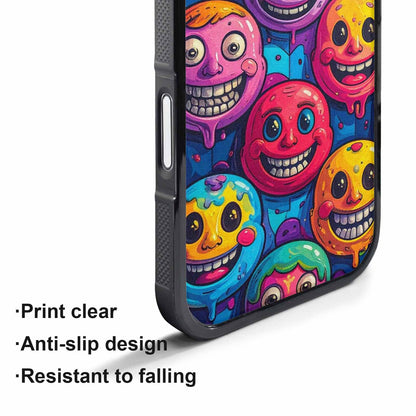 iPhone 17 Pro Max Case — Small Funny Looking Cartoon Cute, Custom Art Phone Cover