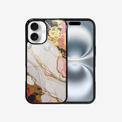 iPhone 16 Case — Marble Vein Marble Veins Pattern Hundreds, Original Design Phone Case